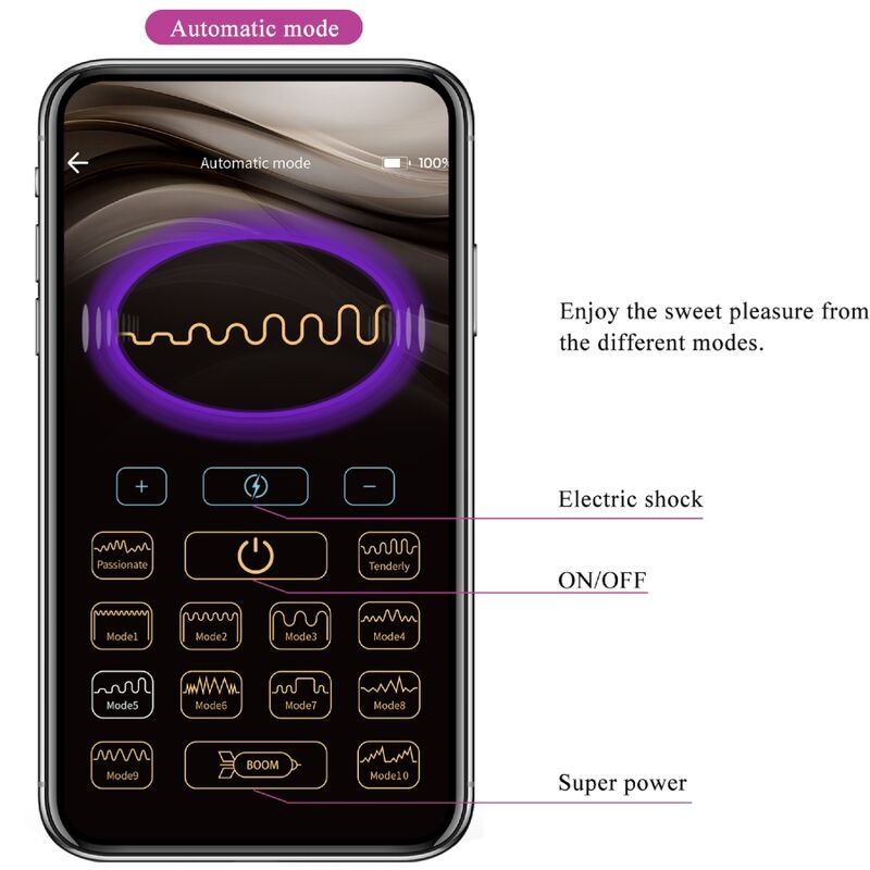 PRETTY LOVE - JEFFERSON PLUG ANAL CONTROLADO POR APP LILA - Imagen 9