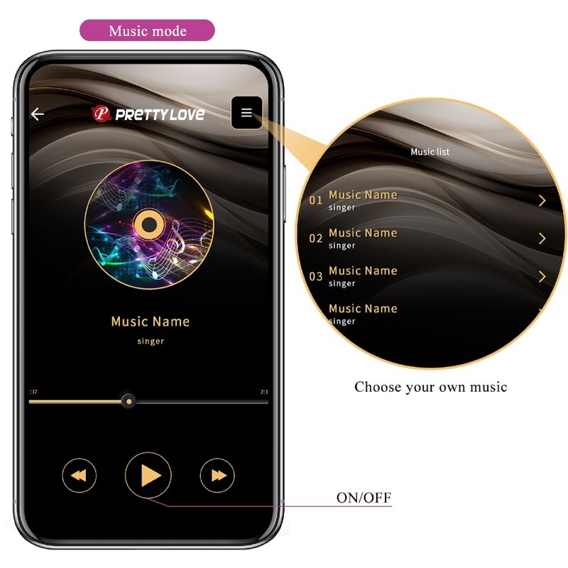 PRETTY LOVE - JEFFERSON PLUG ANAL CONTROLADO POR APP LILA - Imagen 2