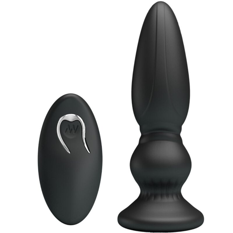MR PLAY - VIBRADOR POTENTE CONTROL REMOTO ANAL PLUG NEGRO - Imagen 9