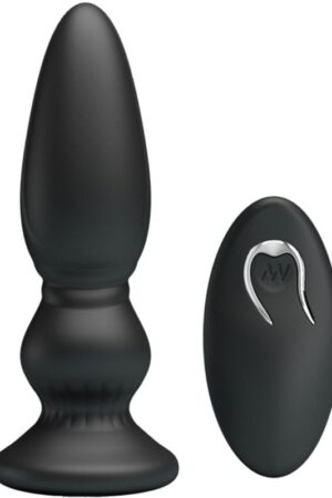 MR PLAY - VIBRADOR POTENTE CONTROL REMOTO ANAL PLUG NEGRO