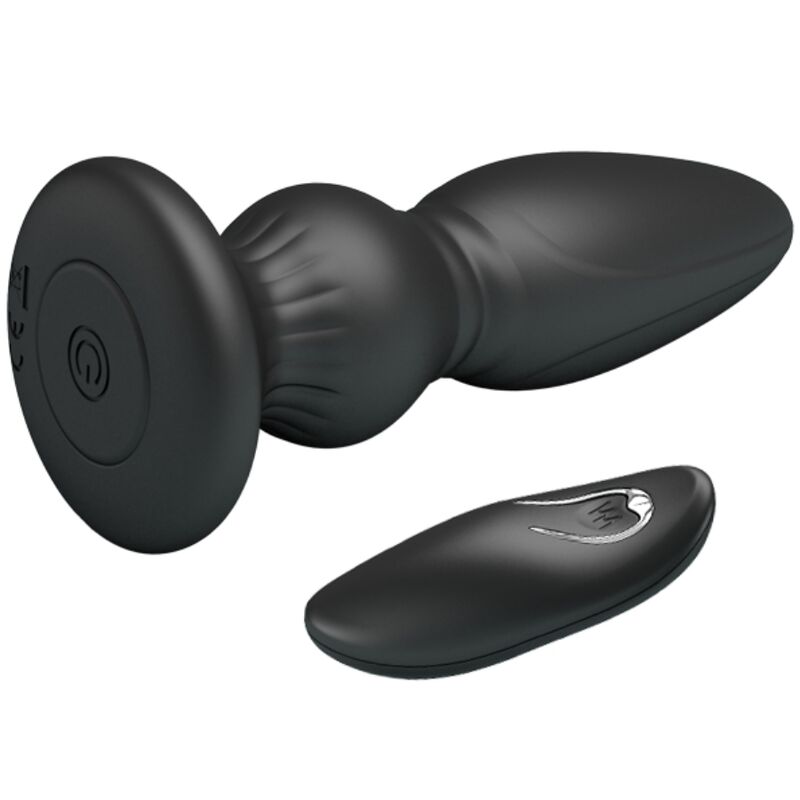 MR PLAY - VIBRADOR POTENTE CONTROL REMOTO ANAL PLUG NEGRO - Imagen 6