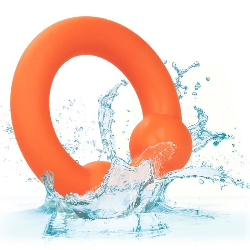 CALEXOTICS - ALPHA ANILLO DOBLE BOLA NARANJA - Imagen 3