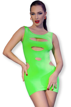 CHILIROSE - CR 4621 VESTIDO VERDE S/M