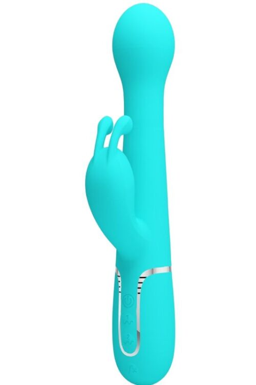 PRETTY LOVE – DEJON VIBRADOR RABBIT 3 EN 1 MULTIFUNCIÓN VERDE AGUA