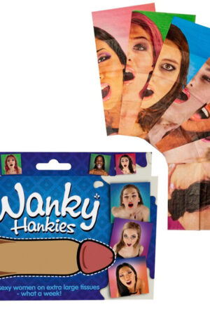 SPENCER & FLEETWOOD - WANKY HANKIES 7 PAÑUELOS EXTRA GRANDES MUJERES