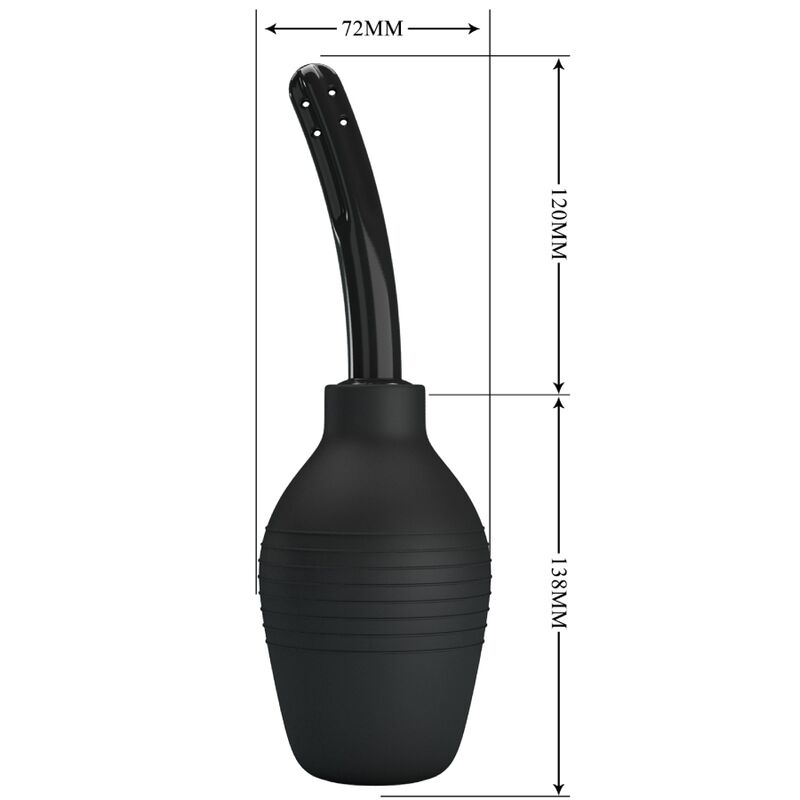 MR PLAY - DUCHA ANAL BLKC SUPER POWER NEGRO - Imagen 7