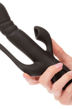 CALEXOTICS - VIBRADOR TRIPLE EUPHORIA NEGRO