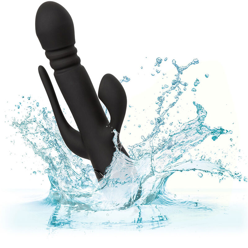 CALEXOTICS - VIBRADOR TRIPLE EUPHORIA NEGRO - Imagen 4