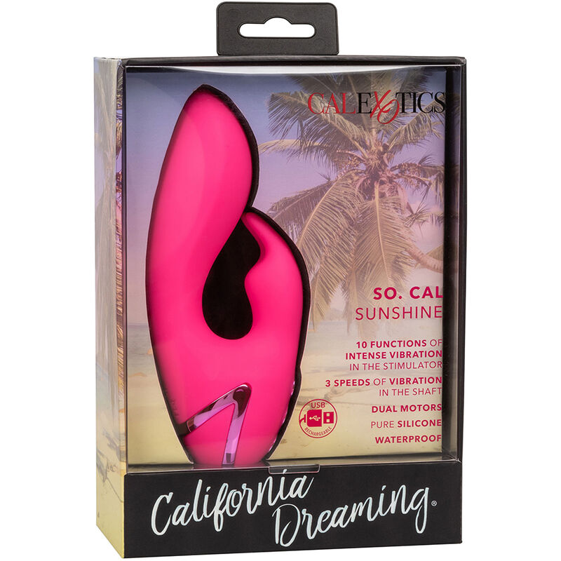 CALEXOTICS - SO. CAL SUSHINE VIBRATOR RABBIT FUCSIA BY CALIFORNIA DREAMING - Imagen 11