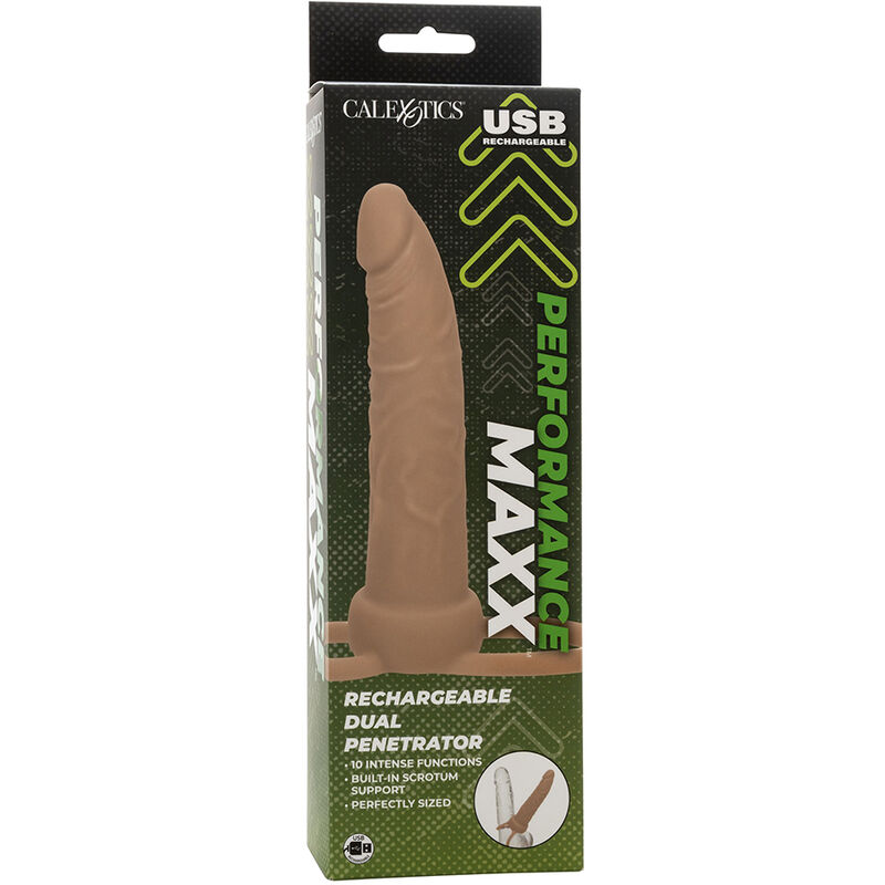 CALEXOTICS - PERFORMANCE MAXX DOBLE PENETRADOR RECARGABLE PIEL CLARO - Imagen 13