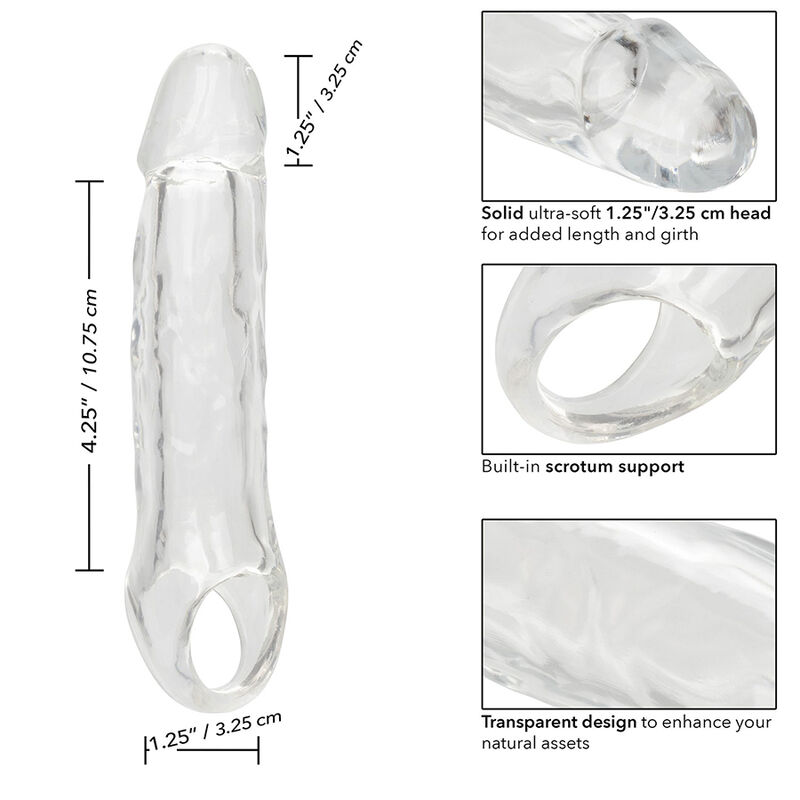 CALEXOTICS - PERFORMANCE MAXX EXTENSIÓN CLARA 5,5 TRANSPARENTE - Imagen 6