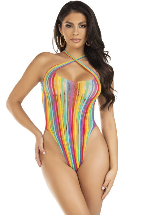 LEG AVENUE – BODY CRUZADO MULTICOLOR