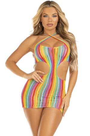 LEG AVENUE - VESTIDO MULTICOLOR