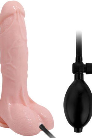 BAILE - INFLATABLE DILDO HINCHABLE REALÍSTICO CON VENTOSA 15 CM