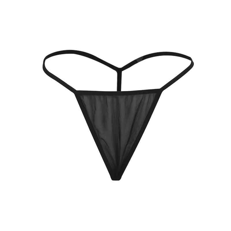 SUBBLIME - BABYDOLL TELA DE TUL DETALLE ENCAJE Y FLOR NEGRO S/M - Imagen 8