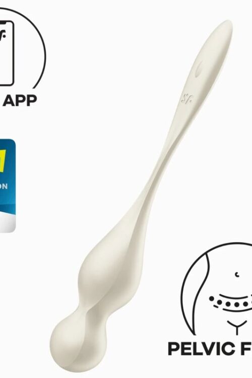 SATISFYER – LOVE BIRDS BOLAS KEGEL VIBRADORAS BLANCO