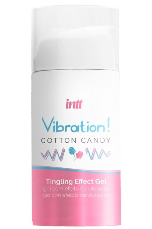 INTT – POTENTE ESTIMULANTE ÍNTIMO GEL VIBRADOR LIQUIDO ALGODÓN DE AZÚCAR 15 ML