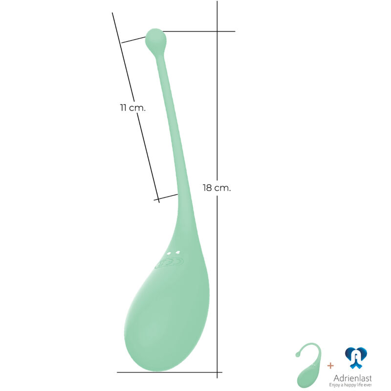 ADRIEN LASTIC - PALPITATION HUEVO VIBRADOR VERDE + APP GRATUITA - Imagen 3
