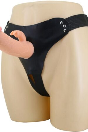 PRETTY LOVE - MAVIS HARNESS BRIEFS UNIVERSAL CON DILDO 19 CM NATURAL