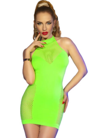CHILIROSE - CR 4708 VESTIDO VERDE S/M