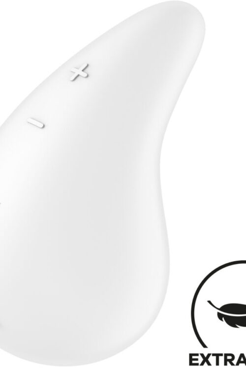 SATISFYER – DEW DROP VIBRADOR LAY-ON BLANCO