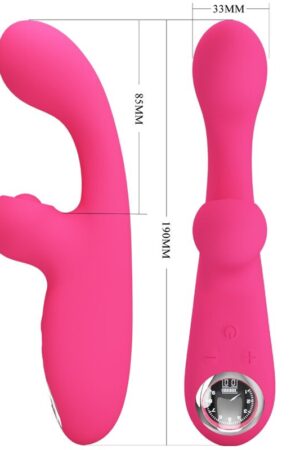 PRETTY LOVE - SKYLAR VIBRADOR ESTIMULADOR ROSA