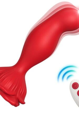 ARMONY - ROSA VIBRADOR & PLUG ANAL CONTROL REMOTO ROJO
