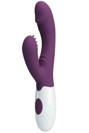 PRETTY LOVE - ANDRE VIBRADOR RABBIT & ESTIMULADOR PUNTO G MORADO
