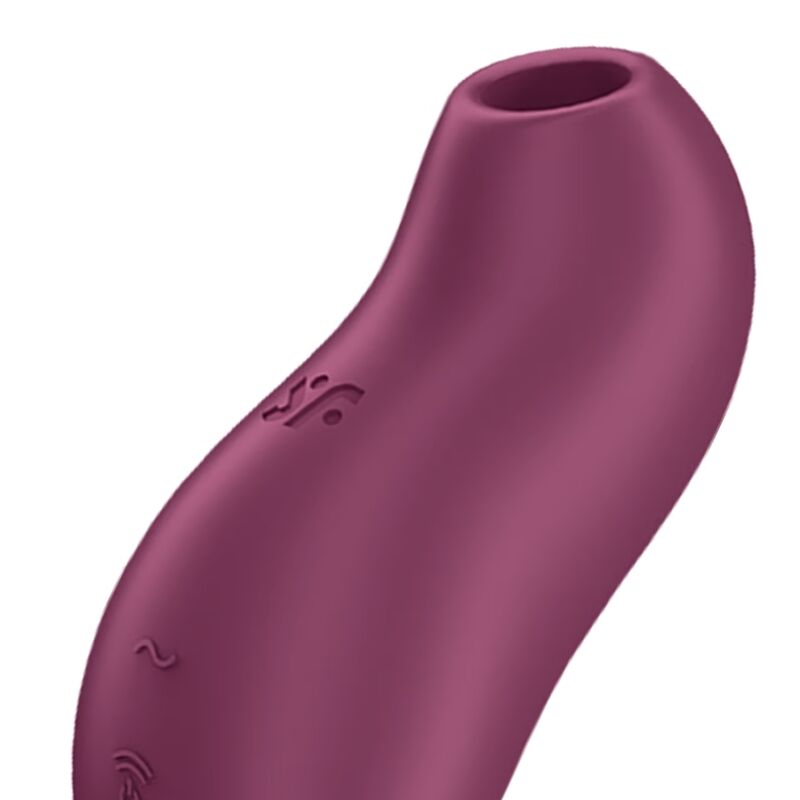 SATISFYER - POCKET PRO 1 ESTIMULADOR CLÍTORIS GRANATE - Imagen 4