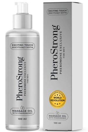 PHEROSTRONG - ACEITE DE MASAJE EXCLUSIVE PARA HOMBRE 100 ML