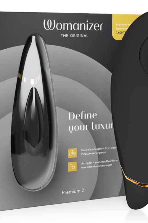 WOMANIZER – PREMIUM 2 ESTIMULADOR DE CLÍTORIS NEGRO