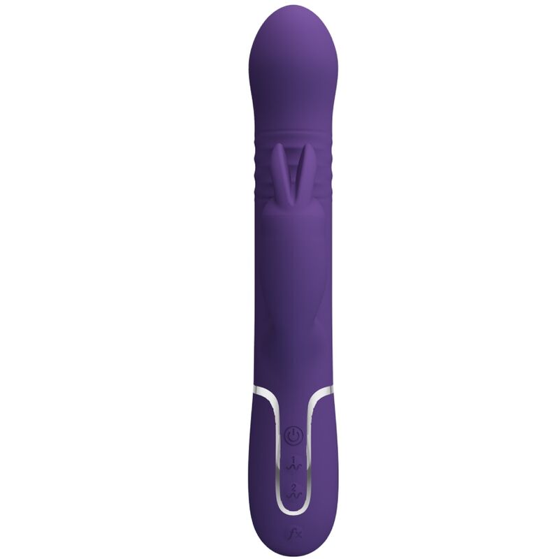 PRETTY LOVE - COALE VIBRADOR RABBIT 4 EN 1 MORADO - Imagen 6
