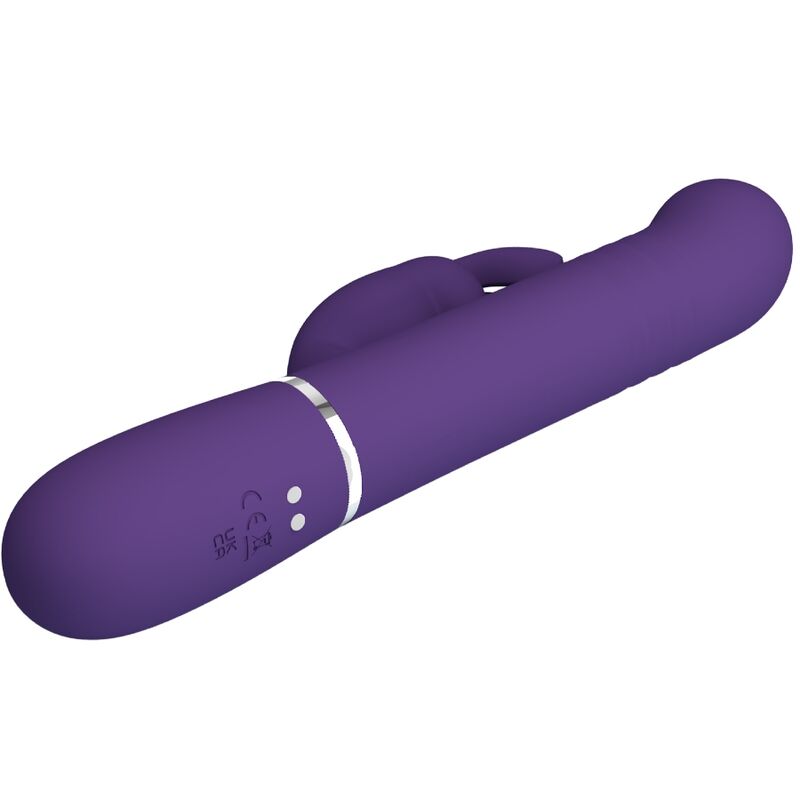 PRETTY LOVE - COALE VIBRADOR RABBIT 4 EN 1 MORADO - Imagen 4