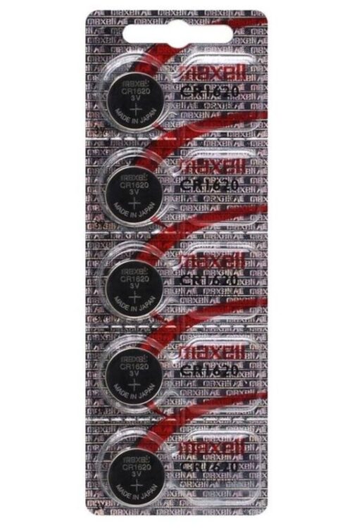 MAXELL – PILA BOTON LITIO CR1620 3V BLISTER*5