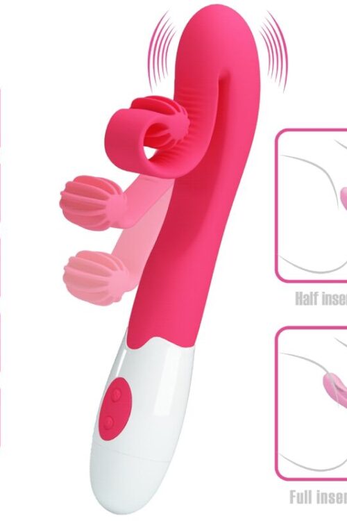ROMANCE – VIBRADOR Y ESTIMULADOR 30 VELOCIDADES ROSA