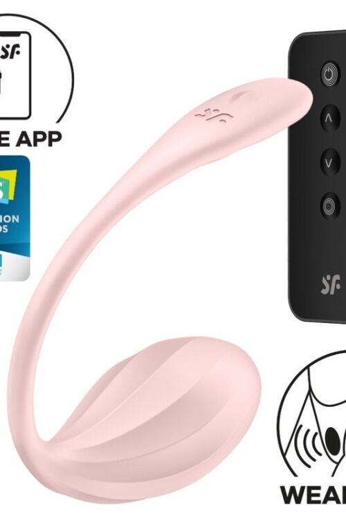 SATISFYER – RIBBED PETAL ESTIMULADOR PUNTO G CONTROL REMOTO ROSA APP GRATUITA