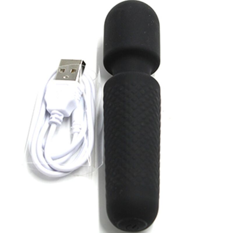 ARMONY - YOUR MAGIC MASAJEADOR & VIBRADOR RECARGABLE 10 VIBRACIONES SILICONA NEGRO - Imagen 5