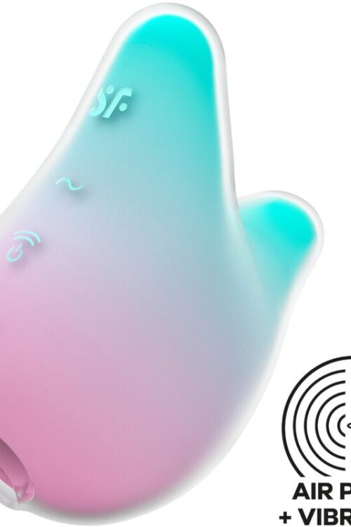 SATISFYER – MERMAID VIBES ESTIMULADOR & VIBRADOR MENTA Y ROSA