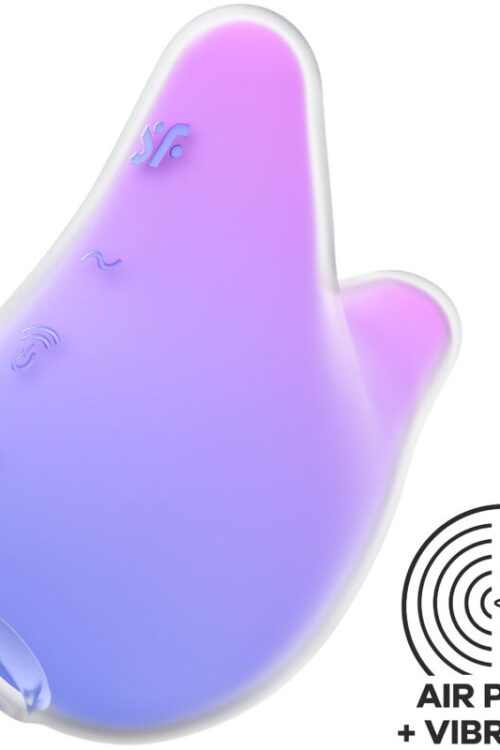 SATISFYER – MERMAID VIBES ESTIMULADOR & VIBRADOR VIOLETA Y ROSA