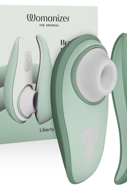 WOMANIZER – LIBERTY 2 ESTIMULADOR & SUCCIONADOR CLITORIS VERDE CLARO