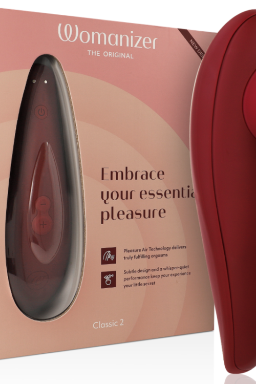 WOMANIZER – CLASSIC 2 ESTIMULADOR DE CLÍTORIS BURDEOS
