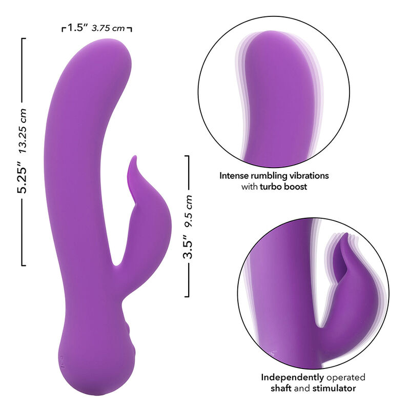 CALEXOTICS - FIRST TIME VIBRADOR COMPLACIENTE RECARGABLE MORADO - Imagen 9