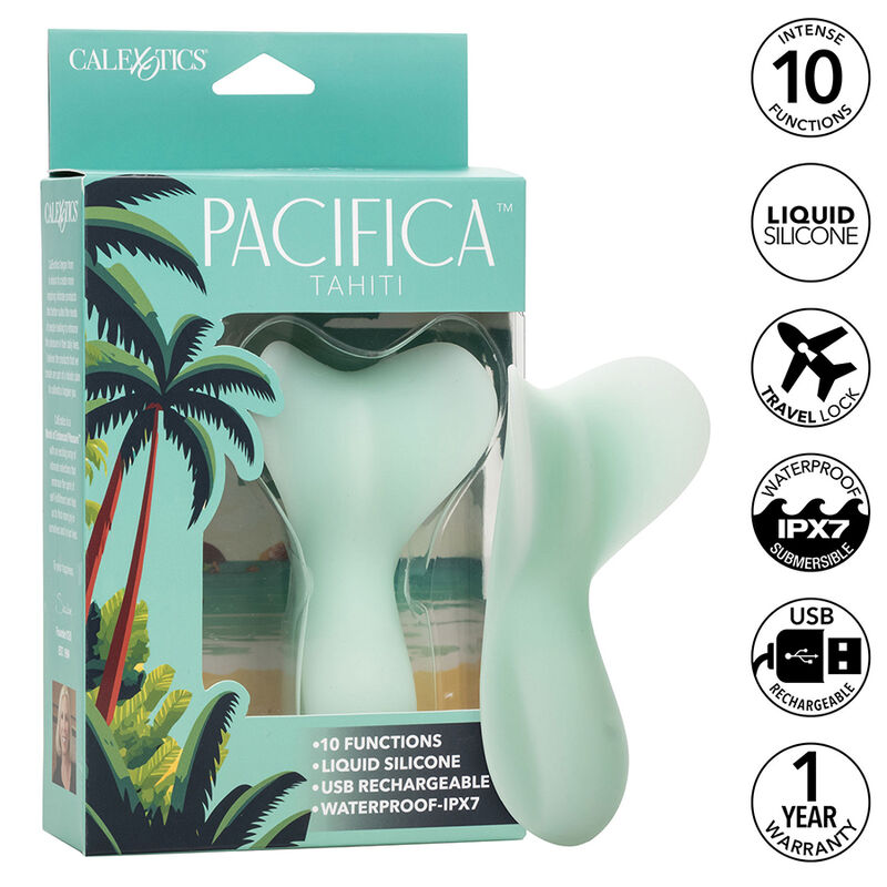CALEXOTICS - PACIFICA TAHITI ESTIMULADOR 10 FUNCIONES AQUA - Imagen 9