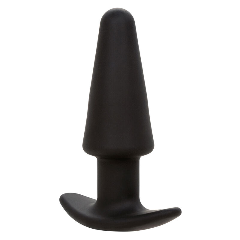CALEXOTICS - ROCK BOTTOM PLUG ANAL CÓNICO 10 VIBRACIONES SILICONA NEGRO - Imagen 9