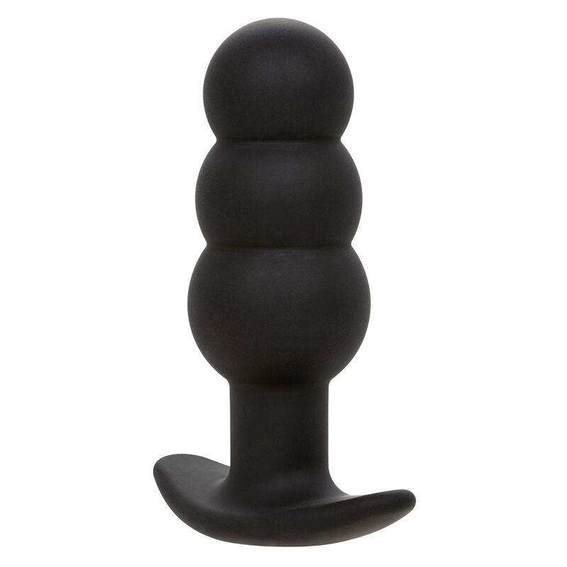 CALEXOTICS - ROCK BOTTOM PLUG ANAL CON CUENTAS 10 VIBRACIONES SILICONA NEGRO - Imagen 9
