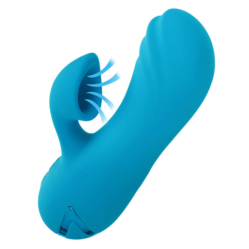 CALEXOTICS - SUNSET BEACH SEDUCER VIBRADOR Y ESTIMULADOR 10 FUNCIONES AZUL - Imagen 7