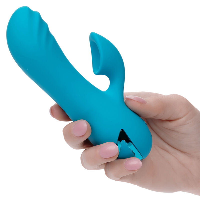 CALEXOTICS - SUNSET BEACH SEDUCER VIBRADOR Y ESTIMULADOR 10 FUNCIONES AZUL - Imagen 5