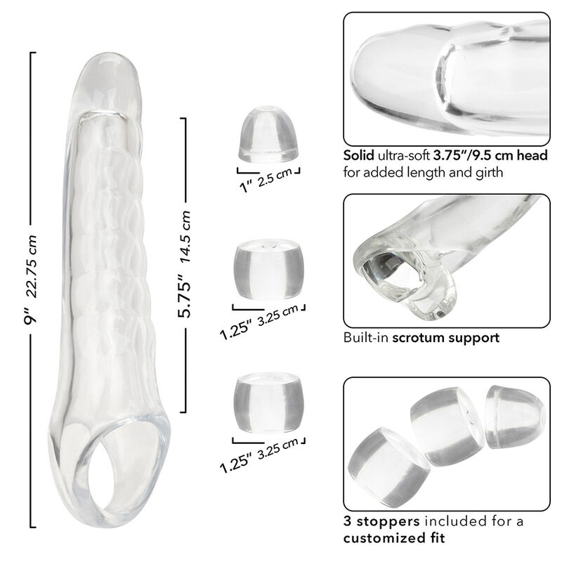 CALEXOTICS - MAXX EXTENSOR DE PENE AJUSTABLE TRANSPARENTE - Imagen 6