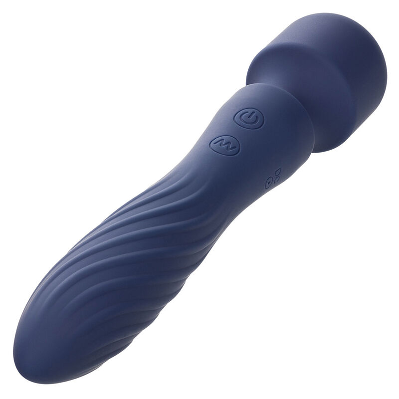 CALEXOTICS - CHARISMA MYSTIQUE MASAJEADOR DOBLE MOTOR 12 FUNCIONES 21,5 CM X 4,5 CM MORADO - Imagen 8