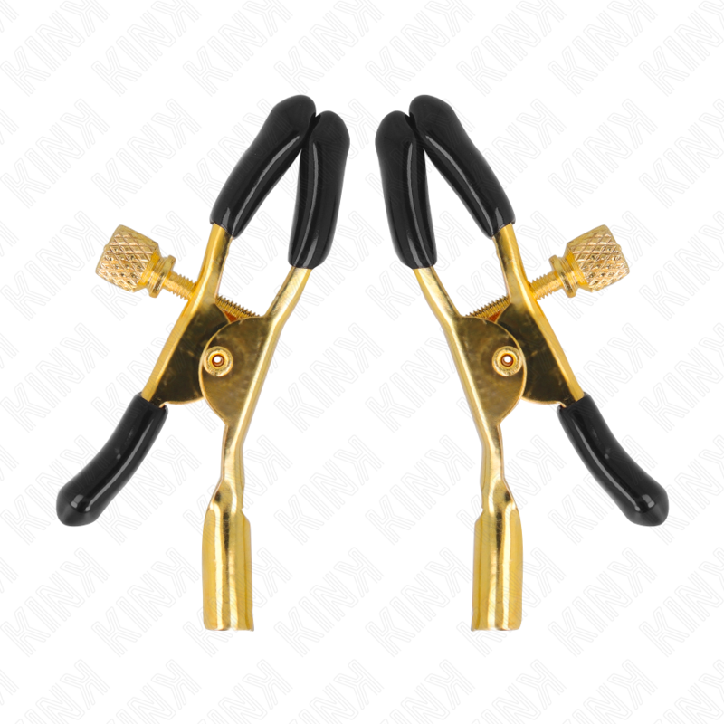 KINK - PINZAS PARA PEZONES DORADO 6 CM - Imagen 5